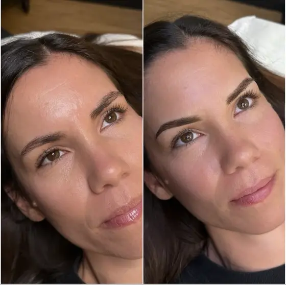 Powder brows before and after, photo 11