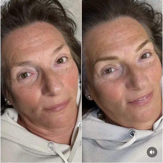Powder brows before and after, photo 16