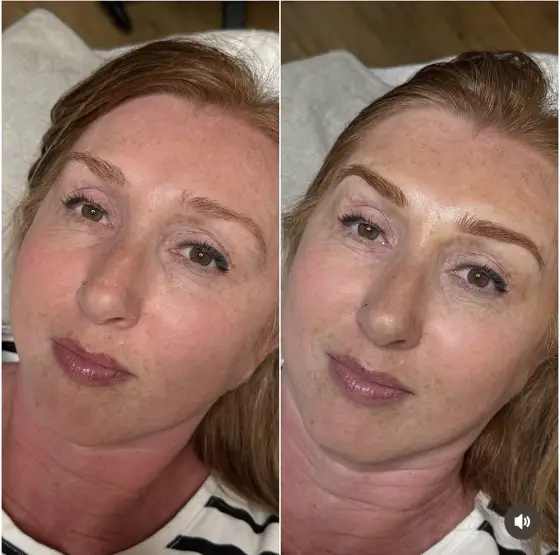 Powder brows before and after, photo 17
