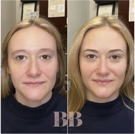 Powder brows before and after, photo 20