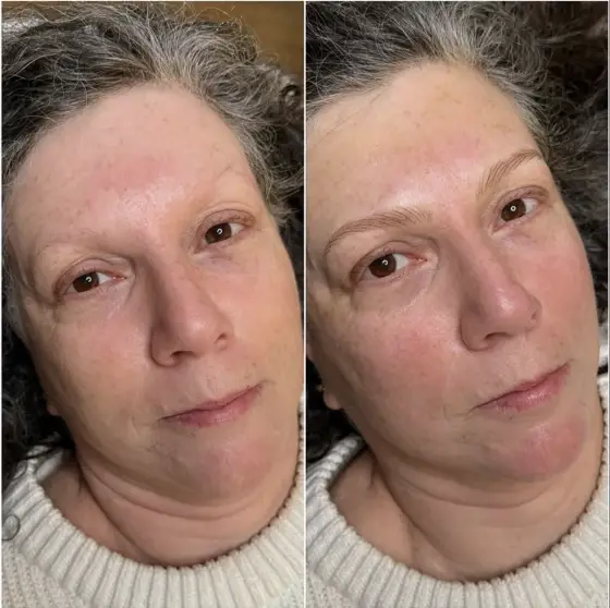 Powder brows before and after, photo 5