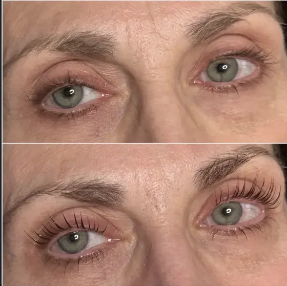 Lash lift before and after, photo 11