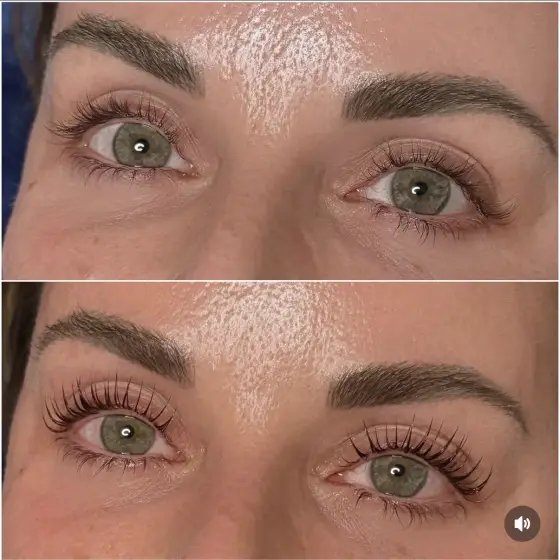 Lash lift before and after, photo 12