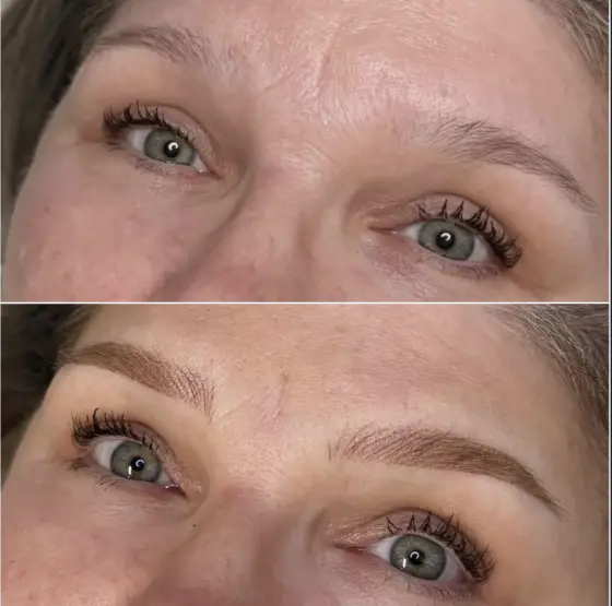 Lash lift before and after, photo 3