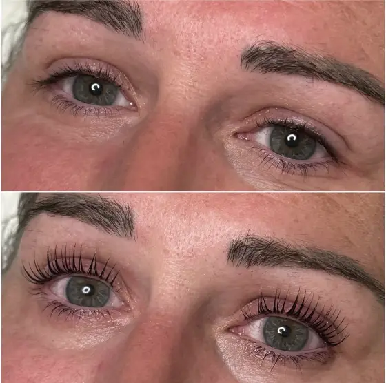 Lash lift before and after, photo 5