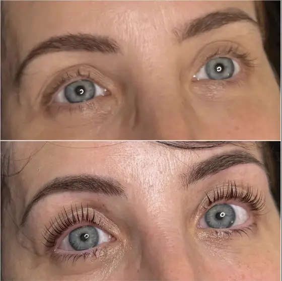 Lash lift before and after, photo 7