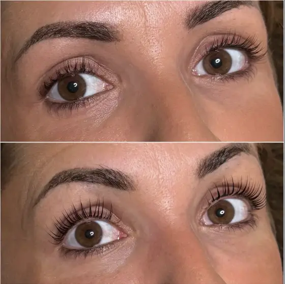 Lash lift before and after, photo 8