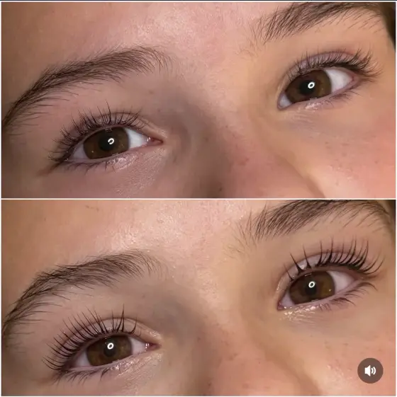 Lash lift before and after, photo 9